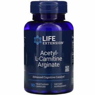 LIFE EXTENSION Acetyl-L-Carnitine Arginate (Arginian Acetylo-L-karnityny) 90 Kapsułek wegetariańskich