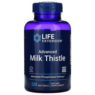 LIFE EXTENSION Advanced Milk Thistle (Ostropest plamisty) 120 Kapsułek żelowych