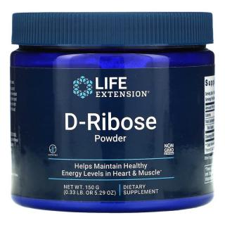 LIFE EXTENSION D-Ribose Powder (D-Ryboza, Energia komórkowa) 150g