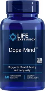 LIFE EXTENSION Dopa-Mind (Dopamina, Funkcje poznawcze, Długowieczność) 60 Tabletek wegetariańskich