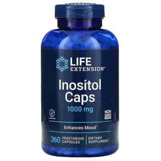 LIFE EXTENSION Inositol Caps (Inozytol) 360 Kapsułek wegetariańskich