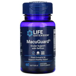 LIFE EXTENSION MacuGuard Ocular Support (Ochrona wzroku) 60 Kapsułek żelowych