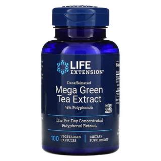 LIFE EXTENSION Mega Green Tea Extract (Polifenole) 100 Kapsułek wegetariańskich