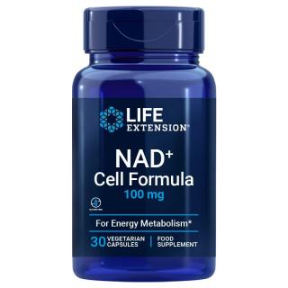 LIFE EXTENSION NAD+ Cell Formula 100mg (Rybozyd nikotynamidu) 30 Kapsułek wegetariańskich