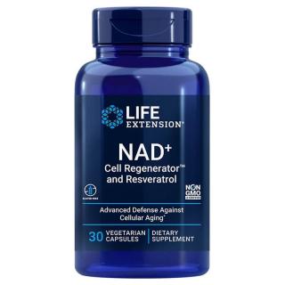 LIFE EXTENSION NAD+ Cell Regenerator and Resveratrol (Regeneracja komórek, Resweratrol) 30 Kapsułek wegetariańskich