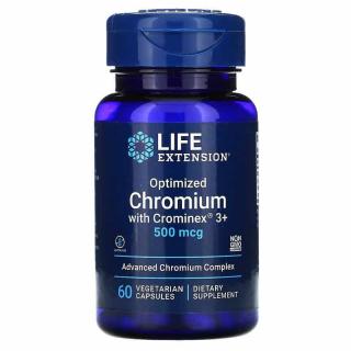 LIFE EXTENSION Optimized Chromium with Crominex 3+ 60 Kapsułek wegetariańskich