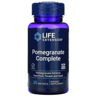 LIFE EXTENSION Pomegranate Complete (Ekstrakt z granatu) 30 Kapsułek żelowych