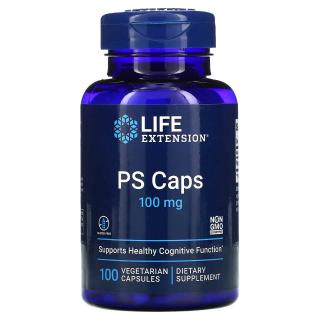 LIFE EXTENSION PS Caps (Fosfatydyloseryna) 100 Kapsułek wegetariańskich
