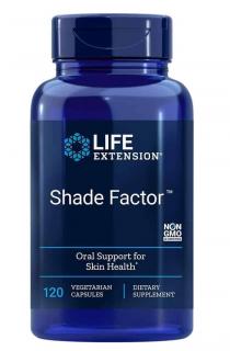 LIFE EXTENSION Shade Factor (Wewnętrzna Ochrona Skóry przed Promieniami UV) 120 Kapsułek wegetariańskich
