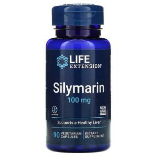 LIFE EXTENSION Silymarin (Sylimaryna) 90 Kapsułek wegetariańskich