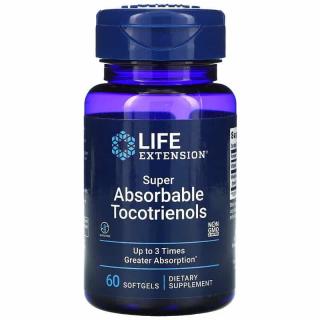 LIFE EXTENSION Super Absorbable Tocotrienols 60 Kapsułek żelowych