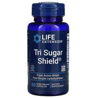 LIFE EXTENSION Tri Sugar Shield (Trawienie cukrów)  60 Kapsułek wegetariańskich