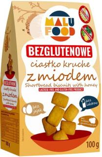 Malu Food Ciastka Kruche Z Miodem Bezglutenowe 100 g