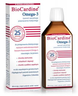 MARINEX BioCardine Omega-3 (Olej z mięśni ryb) 200ml