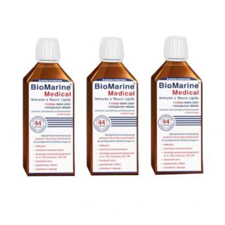 MARINEX BioMarine Medical Immuno Neuro Lipids (EPA, DHA i Omega-3) 3 x 200ml