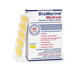 MARINEX BioMarine Medical Immuno Neuro Lipids (EPA, DHA i Omega-3) 60 Kapsułek