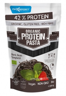 Maxsport makaron proteinowy (z fasoli czarnej) spaghetti bezglutenowy bio 200 g
