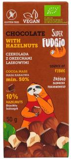 Me gusto czekolada z orzechami laskowymi bezglutenowa bio 50 g