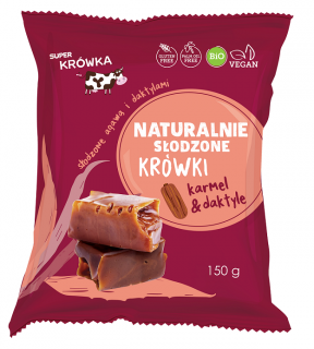 Me gusto krówki słodzone agawą i daktylami bezmleczne bezglutenowe bio 150 g