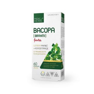 MEDICA HERBS Bacopa Forte (Brahmi, Pamięć i koncentracja) 60 Kapsułek