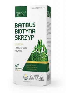 MEDICA HERBS Bambus Biotyna Skrzyp 60 Kapsułek