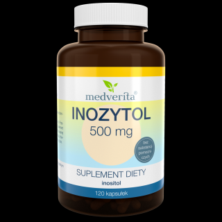 Medverita Inozytol 500 mg 120 kapsułek