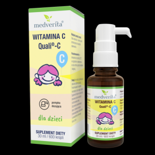 Medverita Witamina C w kroplach dla dzieci Quali-C 30ml