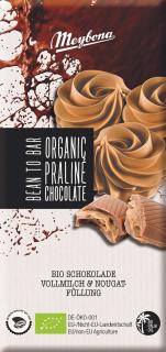 Meybona czekolada mleczna pralinowa bio 100 g