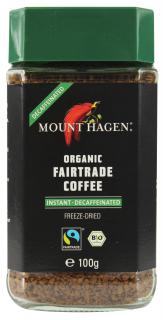 Mount hagen kawa rozpuszczalna bezkofeinowa arabica/robusta fair trade bio 100 g