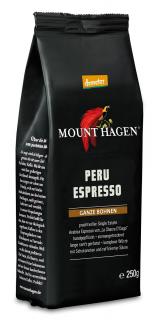 Mount hagen kawa ziarnista arabica 100 % peru espresso demeter bio 250 g