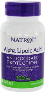 NATROL ALA - Kwas Alfa Liponowy 300 mg (50 kaps.)
