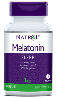 Natrol Melatonin 1mg (Melatonina) 90 tabletek wegetariańskich