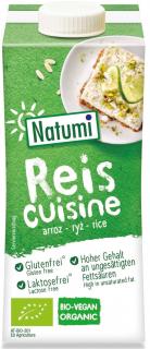 Natumi krem ryżowy do gotowania i pieczenia bez dodatku cukrów bezglutenowy bio 200 ml