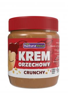 Naturavena krem orzechowy crunchy 100 % bez dodatku soli i cukrów 340 g