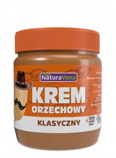 Naturavena krem orzechowy klasyczny 100 % bez dodatku soli i cukrów 340 g