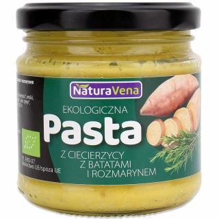 Naturavena pasta z ciecierzycy i batatów z rozmarynem bio 185 g