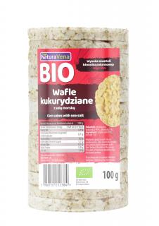 Naturavena wafle kukurydziane z solą morską bio 100 g