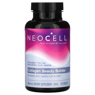 NeoCell Collagen Beauty Builder (Włosy, Skóra, Paznokcie) 150 Tabletek