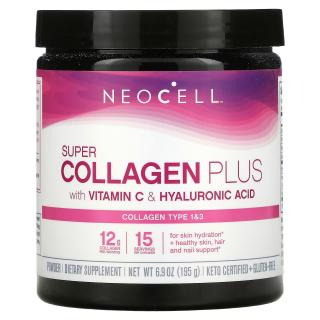 NeoCell Super Collagen Plus with Vitamin C  Hyaluronic Acid 195g