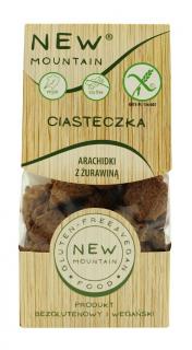 New mountain ciastka z orzeszków ziemnych z żurawiną bezglutenowe 220 g