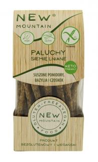 New mountain paluchy z siemieniem lnianym, pomidorami, czosnkiem i bazylią bezglutenowe 200 g