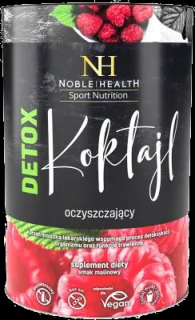Noble Health Koktajl oczyszczający malinowy 150g