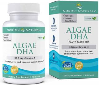 NORDIC NATURALS Algae DHA 500mg (Omega-3) 60 Kapsułek żelowych