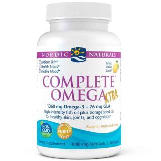 Nordic Naturals Complete Omega Xtra 1360mg - 60 kaps Omega-3  Cytrynowe