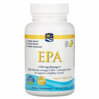 NORDIC NATURALS EPA 1210mg 60 Kapsułek żelowych Cytryna