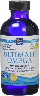 NORDIC NATURALS Ultimate Omega 2840mg (Wsparcie pracy mózgu, Odporność) Cytryna 119ml