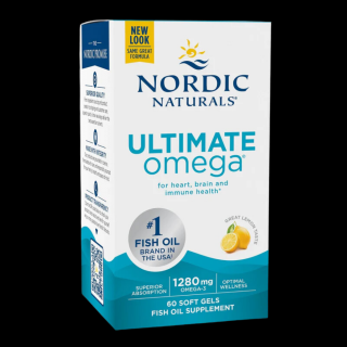 Nordic Naturals Ultimate Omega-3 1280mg 60 Kapsułek żelowych Cytrynowe