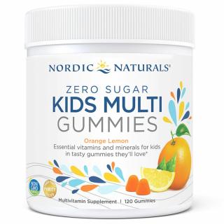 NORDIC NATURALS Zero Sugar Kids Multi Gummies (Multiwitamina dla dzieci) 120 Żelków