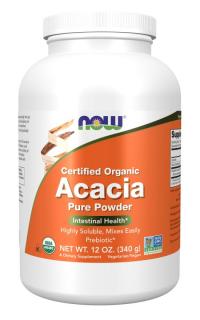 NOW FOODS Acacia Fiber Organic Powder (Organiczny błonnik akacjowy w proszku) 340g