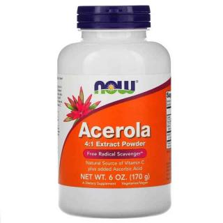 NOW FOODS Acerola Powder (Naturalna Witamina C) 170g